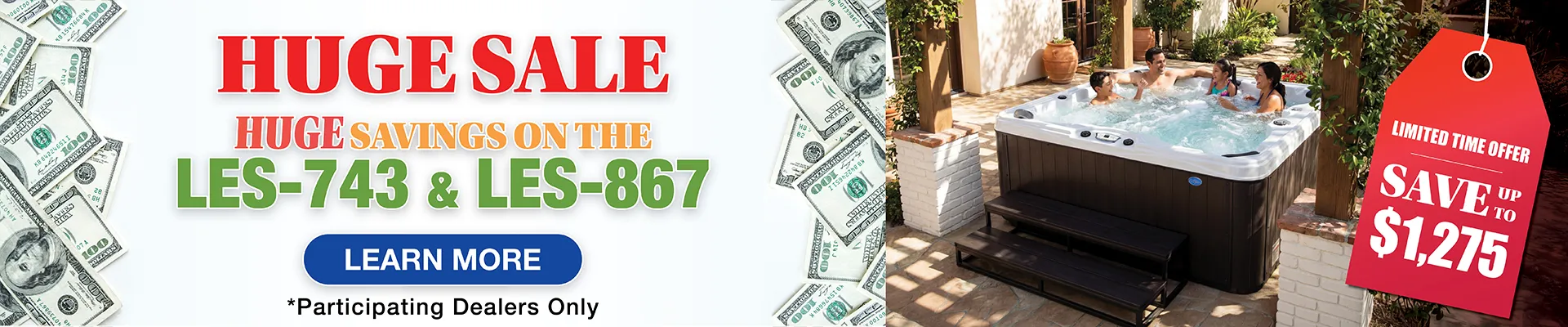 Calspas hot tub being used in a family setting - San Angelo